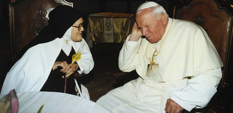 Jean-Paul-II-et-soeur-Lucie