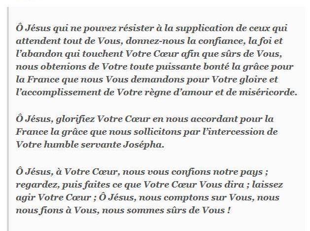 Neuvaine pour la France