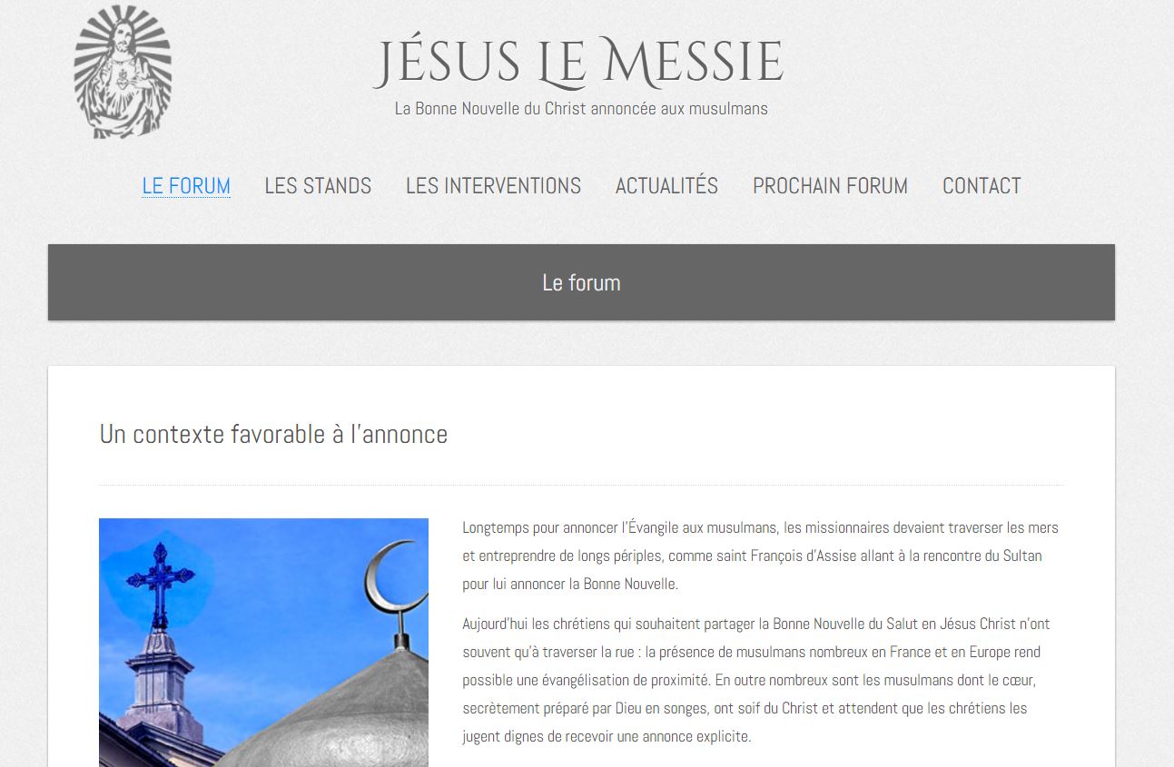 Prochain forum “Jésus est le Messie” à Paris, les 13 & 14 mai 2017