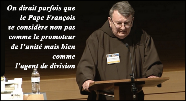 Nouvel appel du Père Weinandy au Pape : Avec cette fausse miséricorde, on détruit l’Eglise