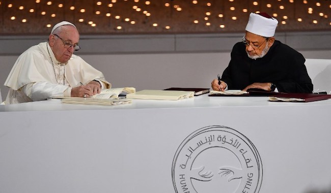 L’amitié de François et d’Al-Tayyeb, ou l’« espérance en un avenir lumineux pour tous les êtres humains »
