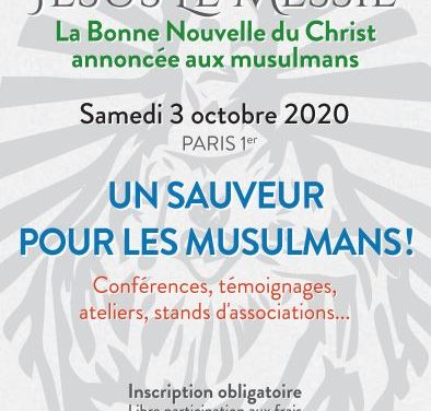 Forum “Jesus le Messie” à Paris le 3 octobre
