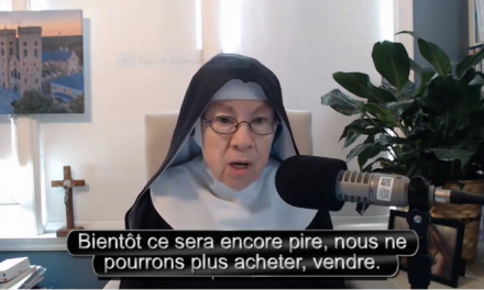 Mère Miriam : “Il nous reste peu de temps …” + Les vaccinés ont reçu un code alphanumérique + Chronologie d’une pandémie organisée