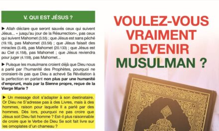 Notre nouveau tract : “Voulez-vous vraiment devenir musulman ?”