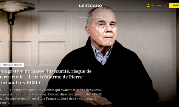 Immigration de masse, insécurité, risque de guerre civile… Le cri d’alarme de Pierre Brochand (ex-DGSE)