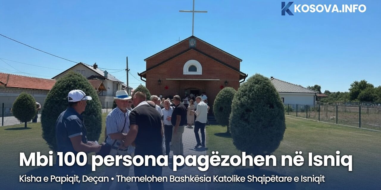 Cent musulmans baptisés au Kosovo ce dimanche 2 août !