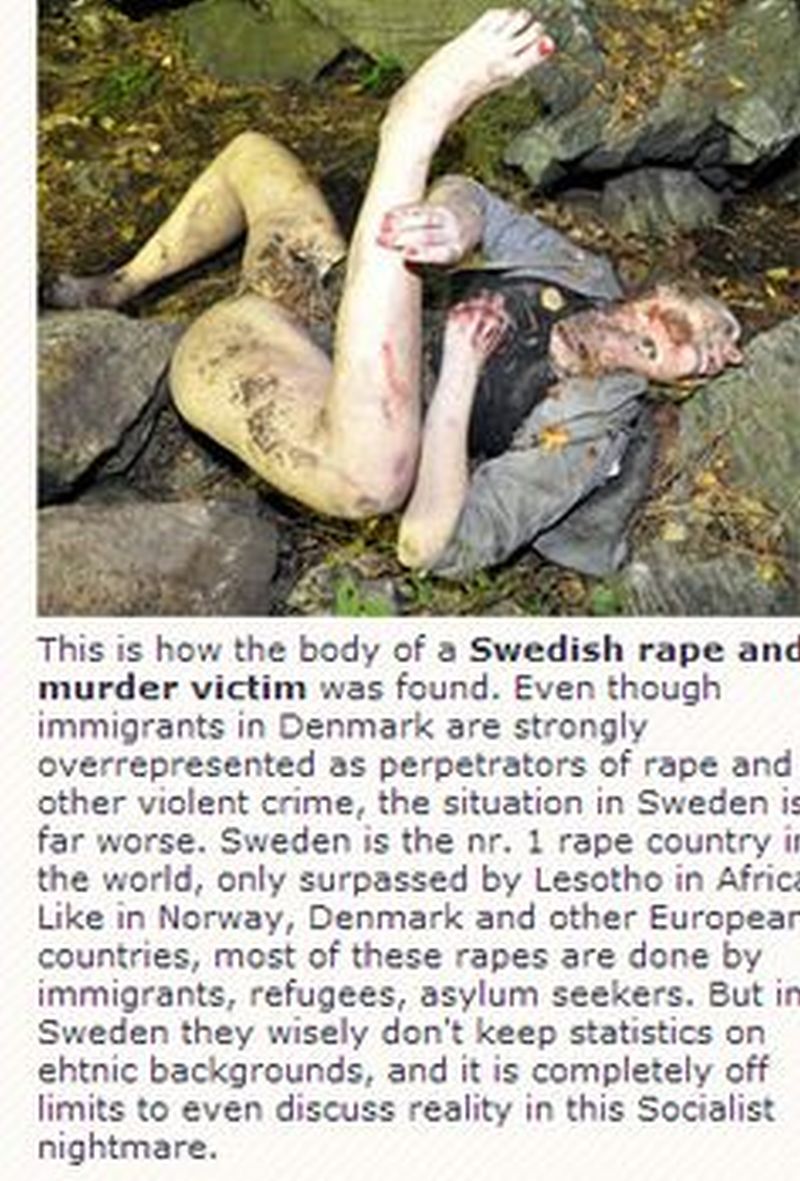 une suédoise violée